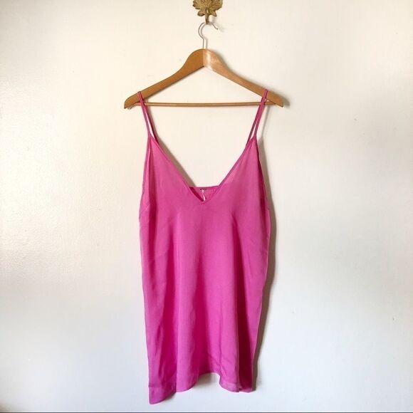 Free People Neon Moon Pink Embellished Babydoll Mini Dress NWT Boho SMALL - Picture 3 of 10